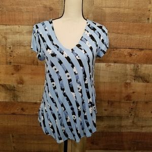 Alfani * NWOT * Pretty Blue Floral Top * Small